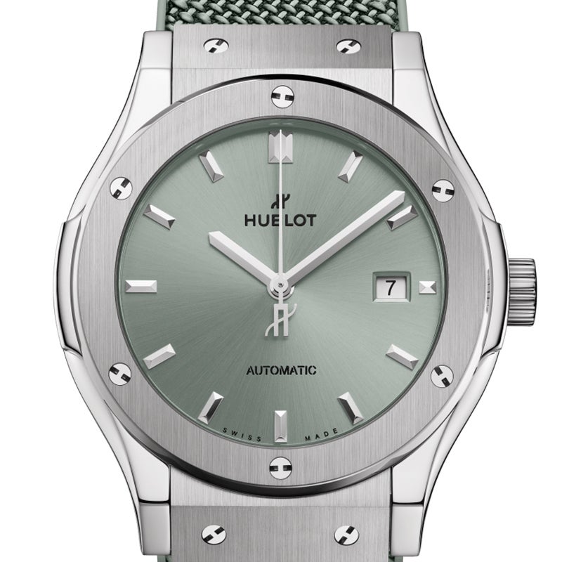 HUBLOT CLASSIC FUSION TITANIUM SAGE GREEN ウブロ クラシック・フュージョン チタニウム セージグリーン 542.NX.891G.NR