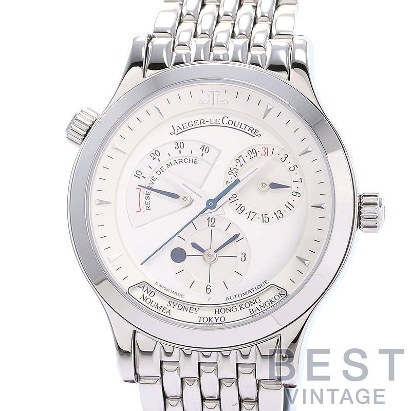 【中古】JAEGER-LECOULTRE MASTER GEOGRAPHIC ジャガー・ルクルト マスター・ジオグラフィーク Q1428420 (142.8.92)