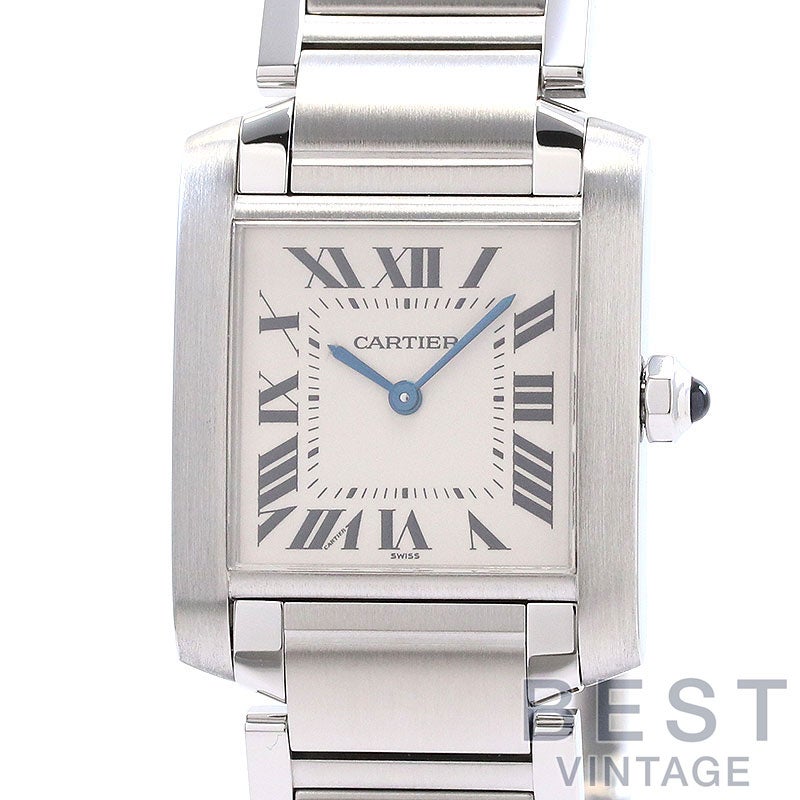 【中古】CARTIER TANK FRANCAISE MEDIUM MODEL カルティエ タンク フランセーズ MM W51003Q3