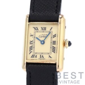 【中古】CARTIER MUST TANK SMALL MODEL VERMEIL カルティエ マスト タンク SM ヴェルメイユ 82974200 (3)