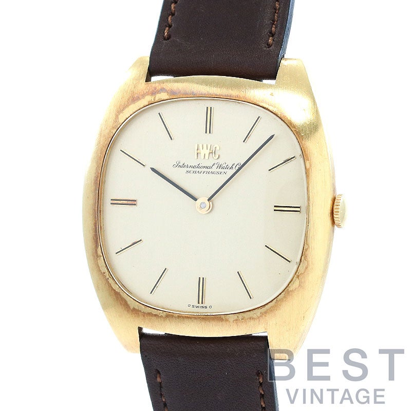 【中古】IWC VINTAGE MECHANICAL TONNEAU SHAPE WATCH アイ・ダブリュー・シー ヴィンテージ メカニカル トノーシェイプウォッチ 2570