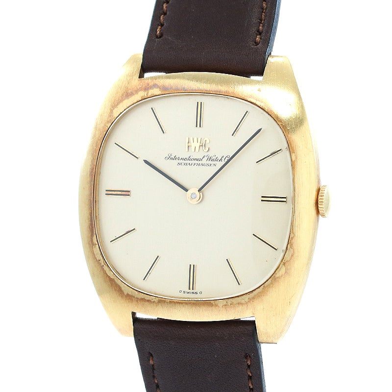 【中古】IWC VINTAGE MECHANICAL TONNEAU SHAPE WATCH アイ・ダブリュー・シー ヴィンテージ メカニカル トノーシェイプウォッチ 2570