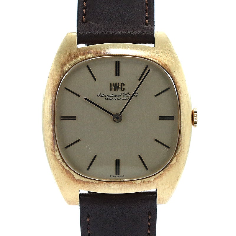 【中古】IWC VINTAGE MECHANICAL TONNEAU SHAPE WATCH アイ・ダブリュー・シー ヴィンテージ メカニカル トノーシェイプウォッチ 2570