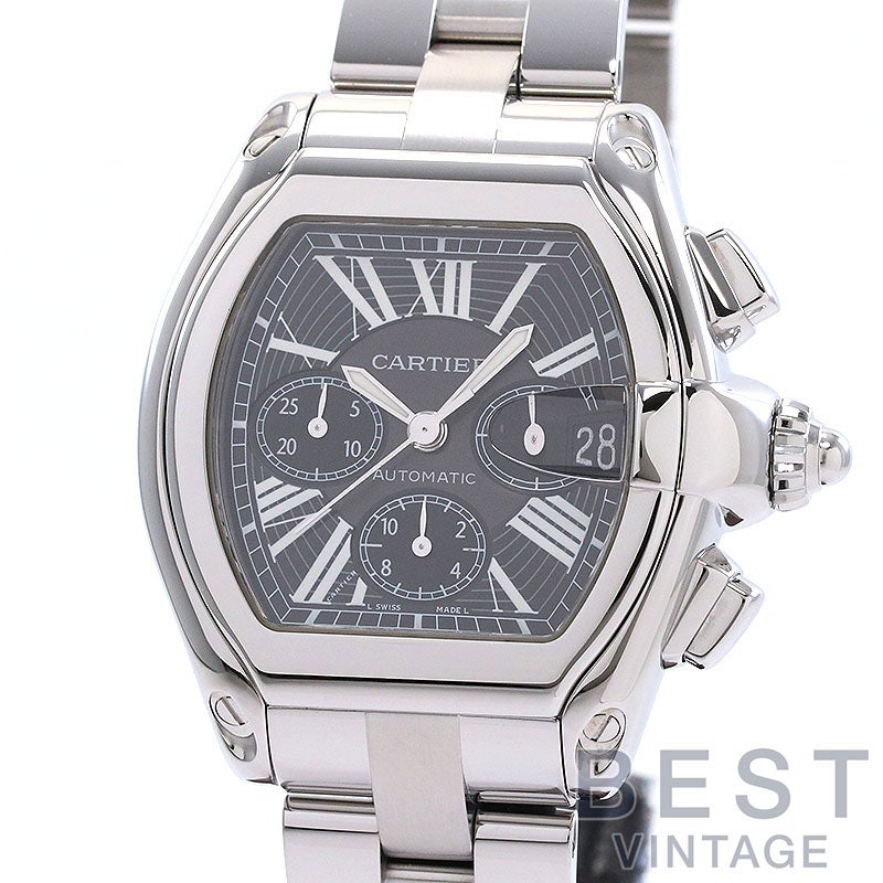 【中古】CARTIER ROADSTER DE CARTIER EXTRA-LARGE MODEL CHRONOGRAPH カルティエ ロードスター ドゥ カルティエ XL クロノグラフ W62020X6