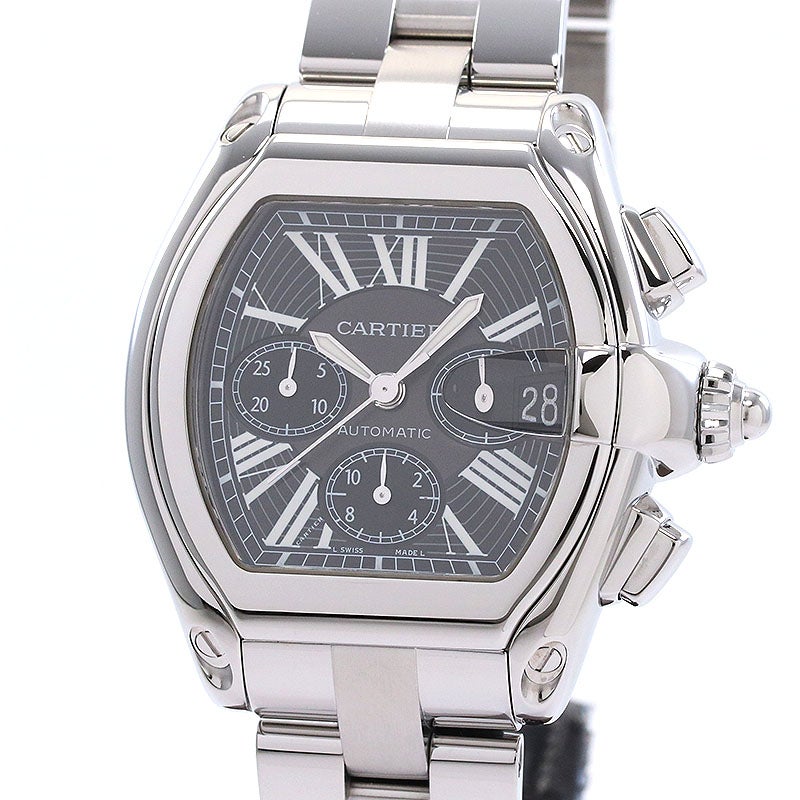 【中古】CARTIER ROADSTER DE CARTIER EXTRA-LARGE MODEL CHRONOGRAPH カルティエ ロードスター ドゥ カルティエ XL クロノグラフ W62020X6