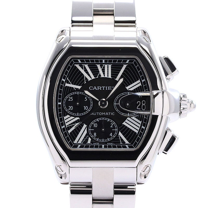 【中古】CARTIER ROADSTER DE CARTIER EXTRA-LARGE MODEL CHRONOGRAPH カルティエ ロードスター ドゥ カルティエ XL クロノグラフ W62020X6