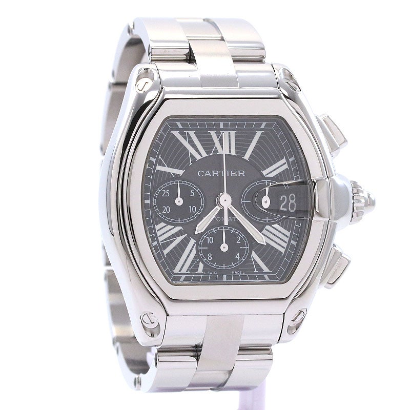 【中古】CARTIER ROADSTER DE CARTIER EXTRA-LARGE MODEL CHRONOGRAPH カルティエ ロードスター ドゥ カルティエ XL クロノグラフ W62020X6