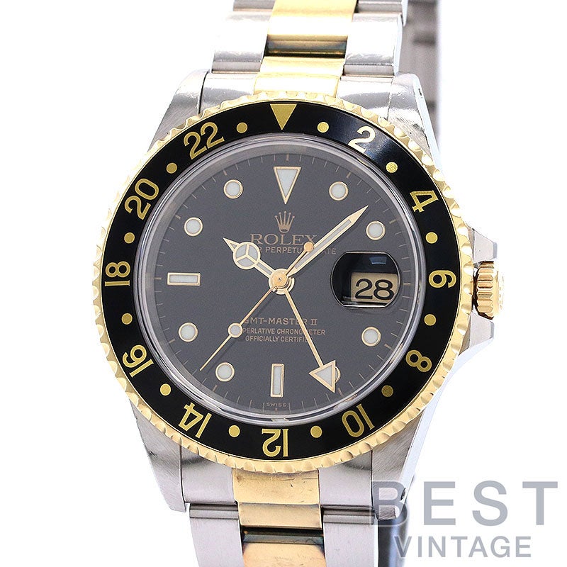 【中古】ROLEX GMT-MASTER II ロレックス GMTマスター II 16713