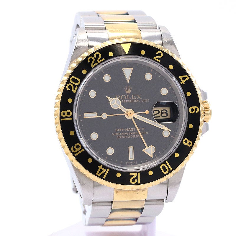 【中古】ROLEX GMT-MASTER II ロレックス GMTマスター II 16713