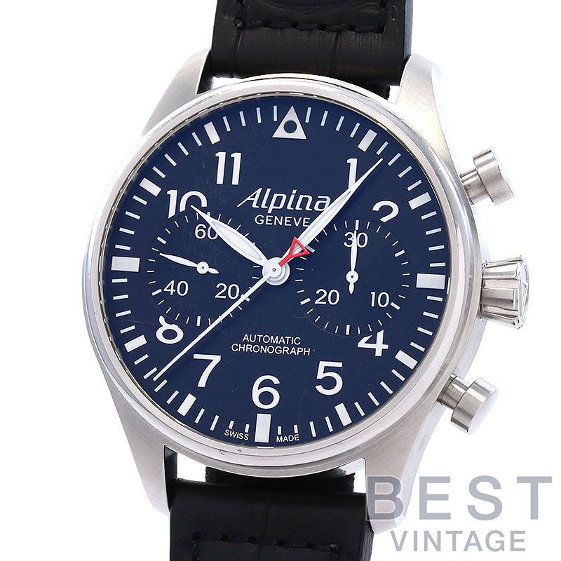 【中古】ALPINA STARTIMER PILOT CHRONOGRAPH LIMITED EDITION アルピナ スタータイマー パイロット クロノグラフ リミテッドエディション AL-860B4S6 (AL860X4SP6)