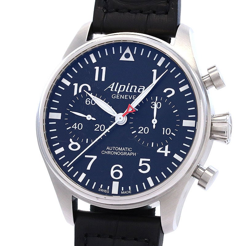 【中古】ALPINA STARTIMER PILOT CHRONOGRAPH LIMITED EDITION アルピナ スタータイマー パイロット クロノグラフ リミテッドエディション AL-860B4S6 (AL860X4SP6)