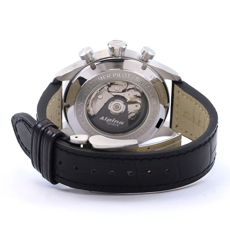 【中古】ALPINA STARTIMER PILOT CHRONOGRAPH LIMITED EDITION アルピナ スタータイマー パイロット クロノグラフ リミテッドエディション AL-860B4S6 (AL860X4SP6)