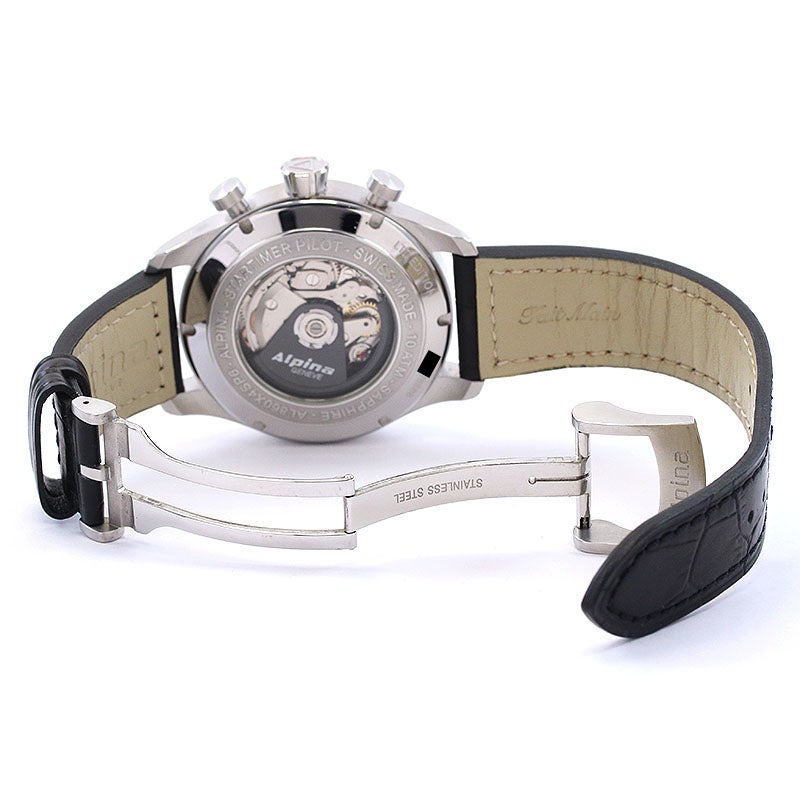 【中古】ALPINA STARTIMER PILOT CHRONOGRAPH LIMITED EDITION アルピナ スタータイマー パイロット クロノグラフ リミテッドエディション AL-860B4S6 (AL860X4SP6)