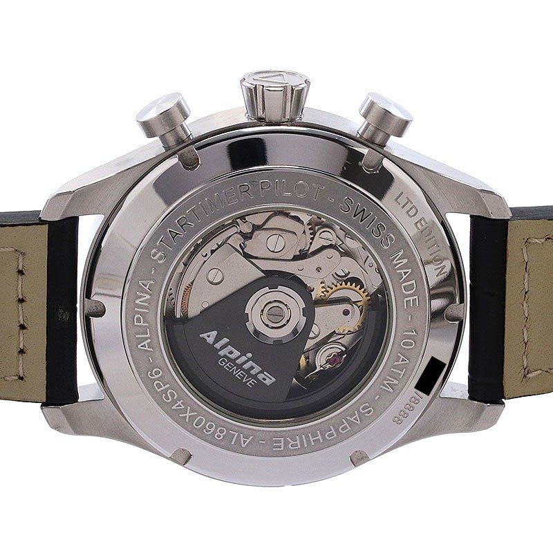 【中古】ALPINA STARTIMER PILOT CHRONOGRAPH LIMITED EDITION アルピナ スタータイマー パイロット クロノグラフ リミテッドエディション AL-860B4S6 (AL860X4SP6)