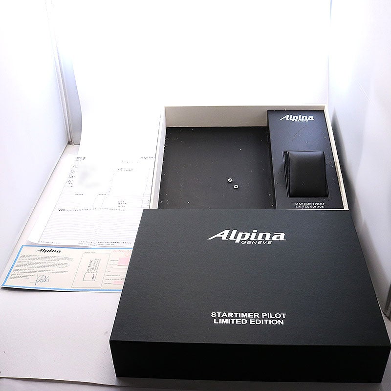 【中古】ALPINA STARTIMER PILOT CHRONOGRAPH LIMITED EDITION アルピナ スタータイマー パイロット クロノグラフ リミテッドエディション AL-860B4S6 (AL860X4SP6)