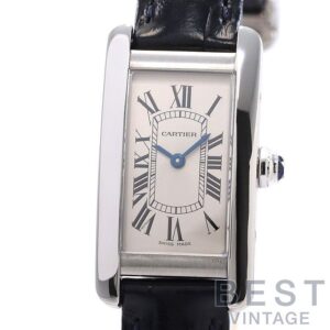 【中古】CARTIER TANK AMERICAINE SMALL MODEL カルティエ タンク アメリカン SM WSTA0016