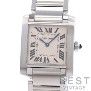 【中古】CARTIER TANK FRANCAISE MEDIUM MODEL カルティエ タンク フランセーズ MM WSTA0005