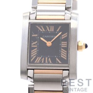 【中古】CARTIER TANK FRANCAISE SMALL MODEL 2009 CHRISTMAS ASIA LIMITED カルティエ タンク フランセーズ SM 2009年クリスマス アジア限定 W5010001