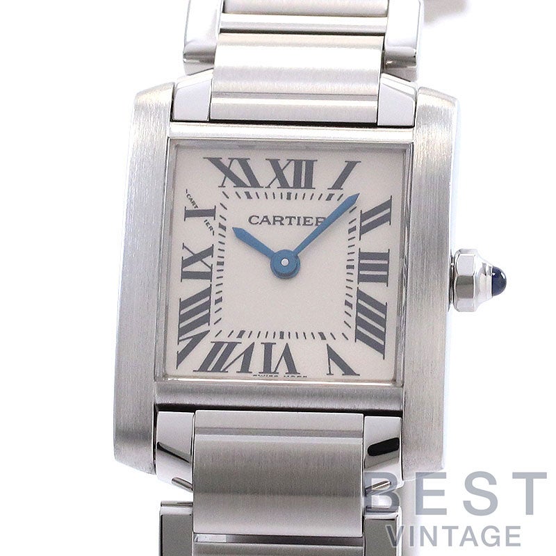 【中古】CARTIER TANK FRANCAISE SMALL MODEL カルティエ タンク フランセーズ SM W51008Q3
