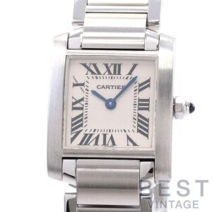 【中古】CARTIER TANK FRANCAISE SMALL MODEL カルティエ タンク フランセーズ SM W51008Q3