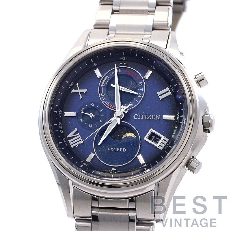 【中古】CITIZEN EXCEED LUNAR HALO シチズン エクシード 月暈 BY1020-61L (H874-004J01)
