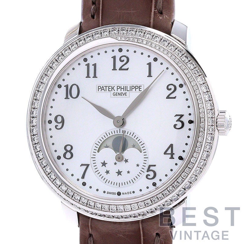 【中古】PATEK PHILIPPE COMPLICATIONS MOONPHASE DIAMONDS RIBBON パテック・フィリップ コンプリケーション ムーンフェイズ ダイヤモンド・リボン 4968G-010