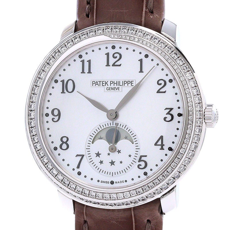 【中古】PATEK PHILIPPE COMPLICATIONS MOONPHASE DIAMONDS RIBBON パテック・フィリップ コンプリケーション ムーンフェイズ ダイヤモンド・リボン 4968G-010
