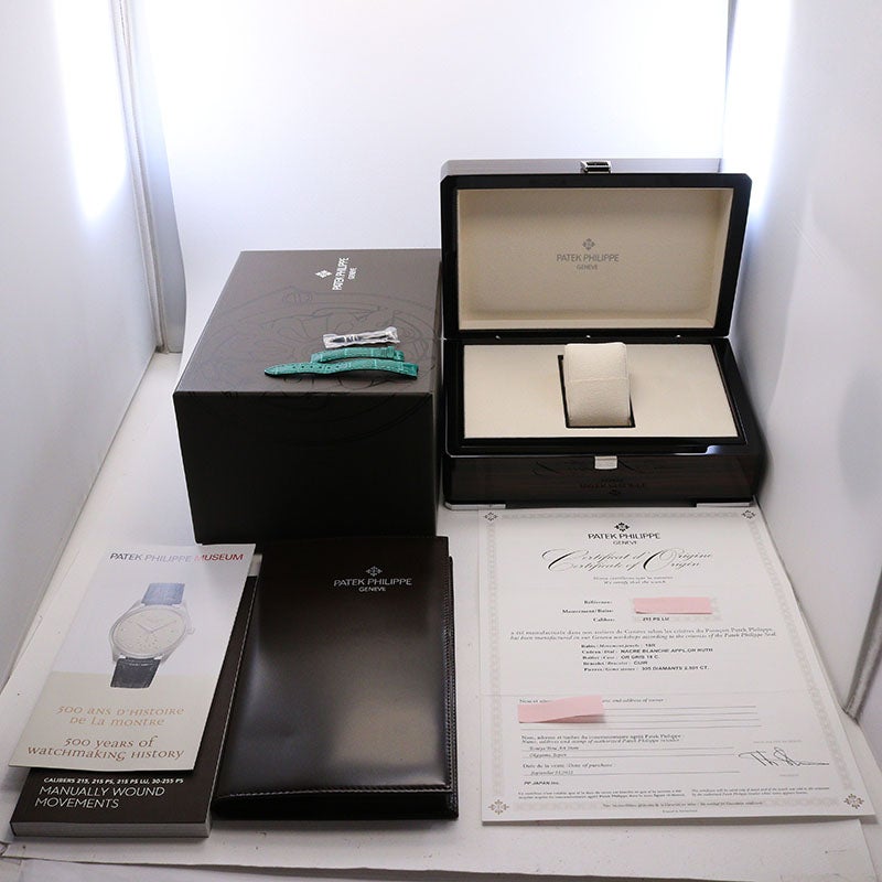【中古】PATEK PHILIPPE COMPLICATIONS MOONPHASE DIAMONDS RIBBON パテック・フィリップ コンプリケーション ムーンフェイズ ダイヤモンド・リボン 4968G-010