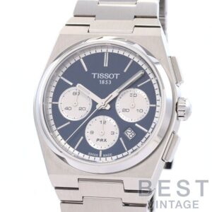 【中古】TISSOT PRX 42MM CHRONOGRAPH ティソ PRX 42MM クロノグラフ T137.427.11.041.00
