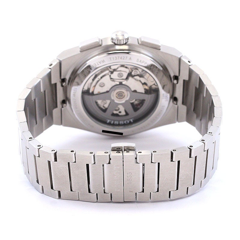 【中古】TISSOT PRX 42MM CHRONOGRAPH ティソ PRX 42MM クロノグラフ T137.427.11.041.00