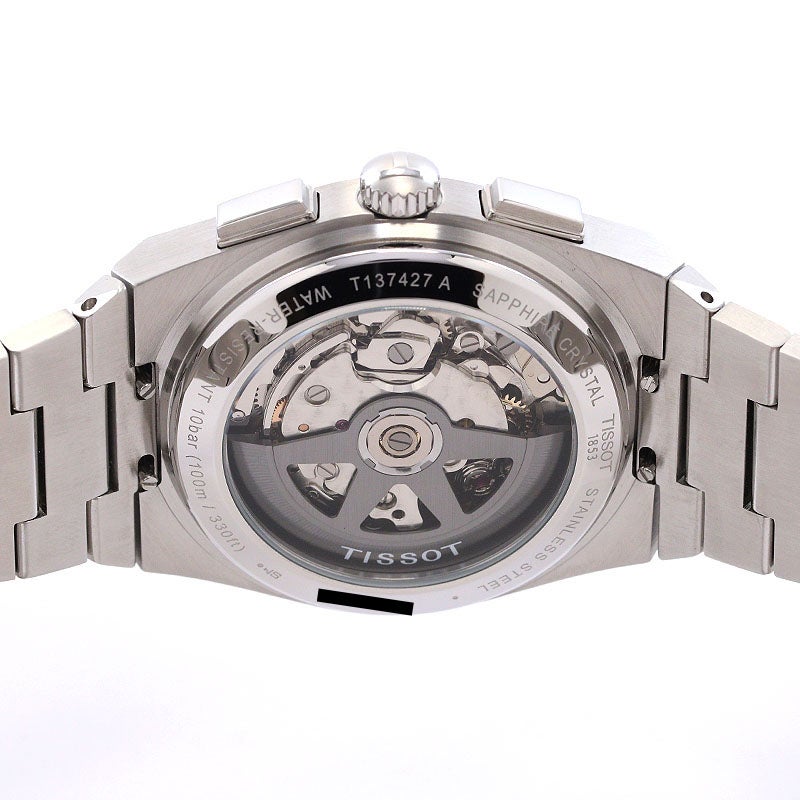 【中古】TISSOT PRX 42MM CHRONOGRAPH ティソ PRX 42MM クロノグラフ T137.427.11.041.00
