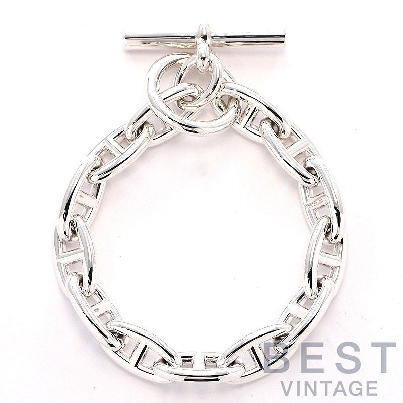 【中古】HERMES CHAINE D’ANCRE BRACELET GM 13PIECES エルメス シェーヌダンクル グランモデル 13コマ -