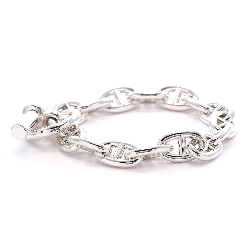 【中古】HERMES CHAINE D’ANCRE BRACELET MM 15PIECES エルメス シェーヌダンクル モアイヤンモデル 15コマ -