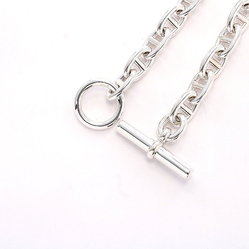 【中古】HERMES CHAINE D’ANCRE BRACELET MM 15PIECES エルメス シェーヌダンクル モアイヤンモデル 15コマ -