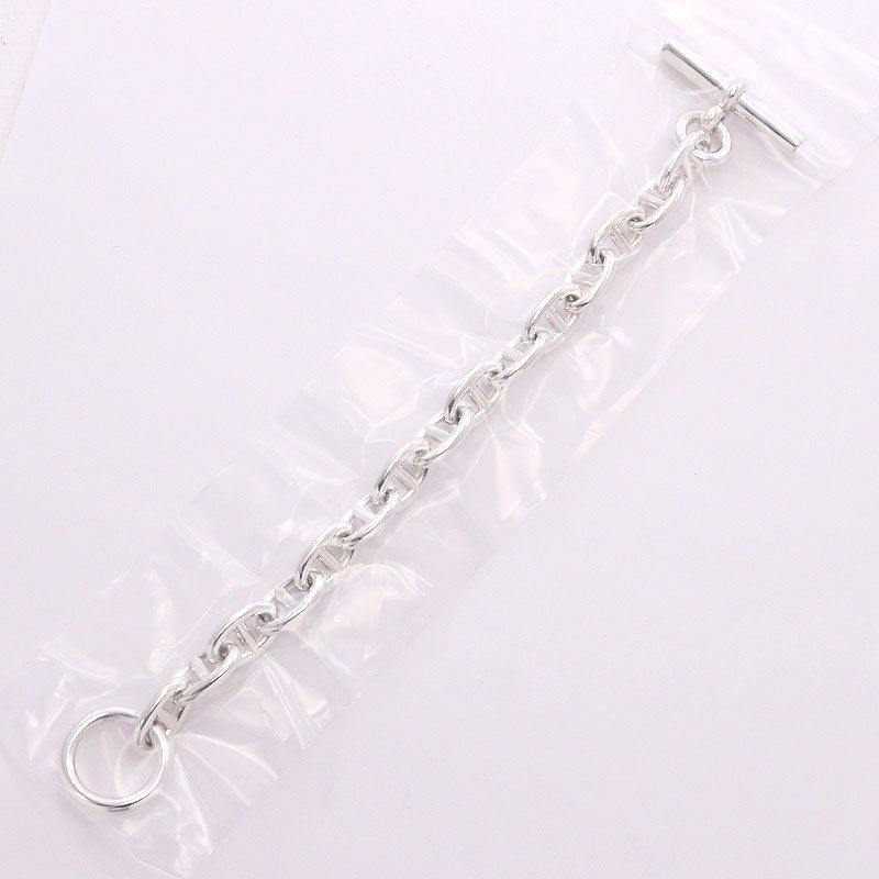 【中古】HERMES CHAINE D’ANCRE BRACELET MM 15PIECES エルメス シェーヌダンクル モアイヤンモデル 15コマ -