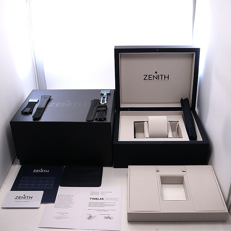 【中古】ZENITH DEFY EXTREAM CARL COX LIMITED EDITION ゼニス デファイ エクストリーム カール コックス リミテッドエディション 06.9100.9004/21.I001