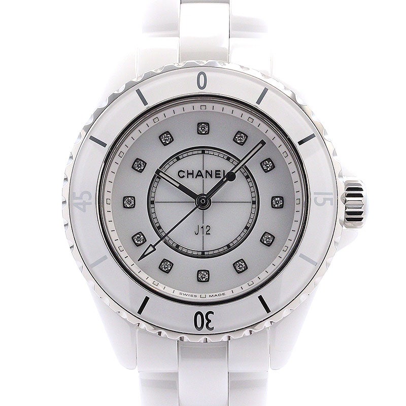 【中古】CHANEL J12 WHITE CERAMIC 33MM シャネル J12 ホワイトセラミック 33MM H5703