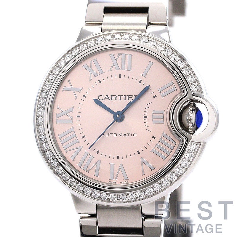 【中古】CARTIER BALLON BLEU DE CARTIER 33MM カルティエ バロン ブルー ドゥ カルティエ 33MM W4BB0037