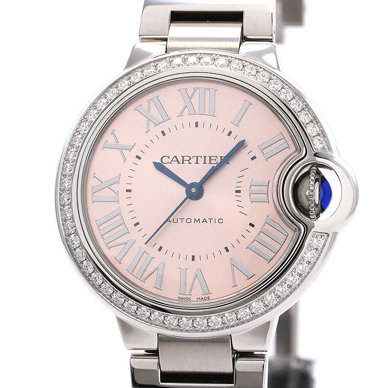【中古】CARTIER BALLON BLEU DE CARTIER 33MM カルティエ バロン ブルー ドゥ カルティエ 33MM W4BB0037