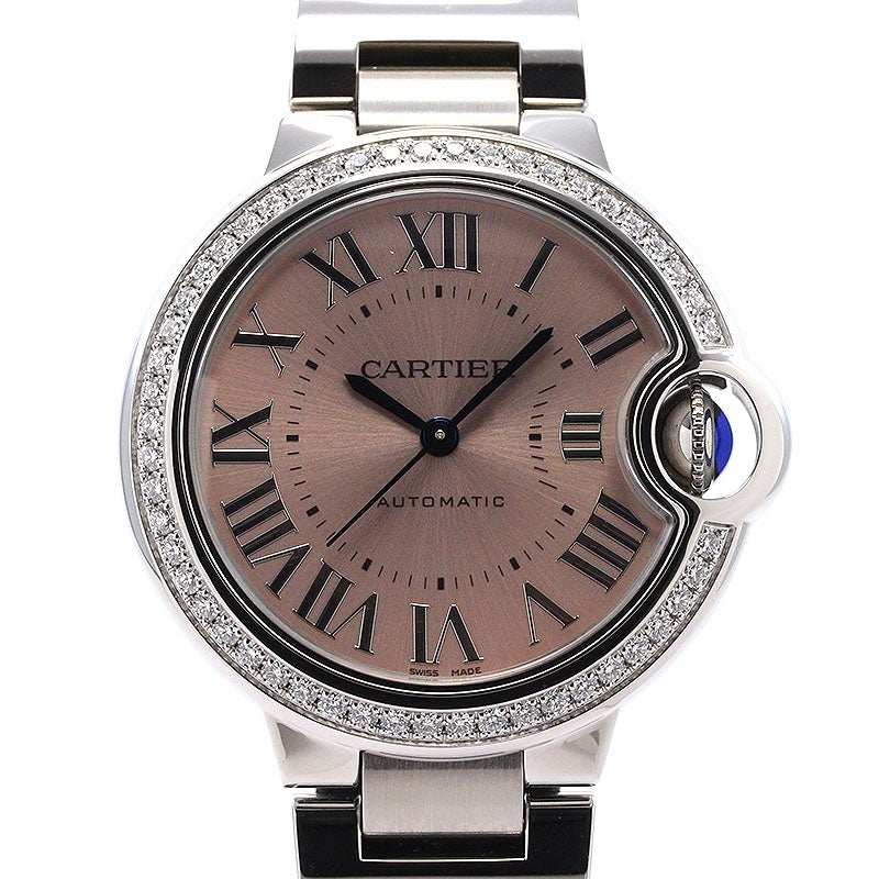 【中古】CARTIER BALLON BLEU DE CARTIER 33MM カルティエ バロン ブルー ドゥ カルティエ 33MM W4BB0037