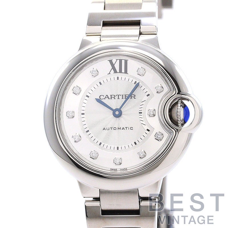 【中古】CARTIER BALLON BLEU DE CARTIER 33MM カルティエ バロン ブルー ドゥ カルティエ 33MM W4BB0021
