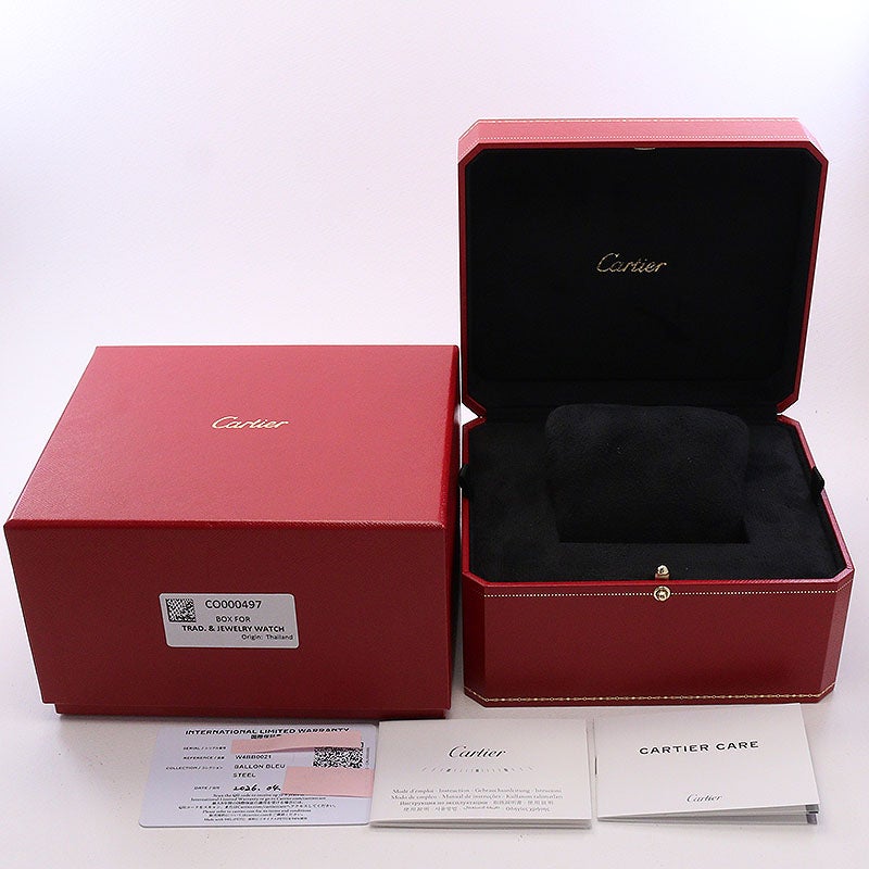 【中古】CARTIER BALLON BLEU DE CARTIER 33MM カルティエ バロン ブルー ドゥ カルティエ 33MM W4BB0021