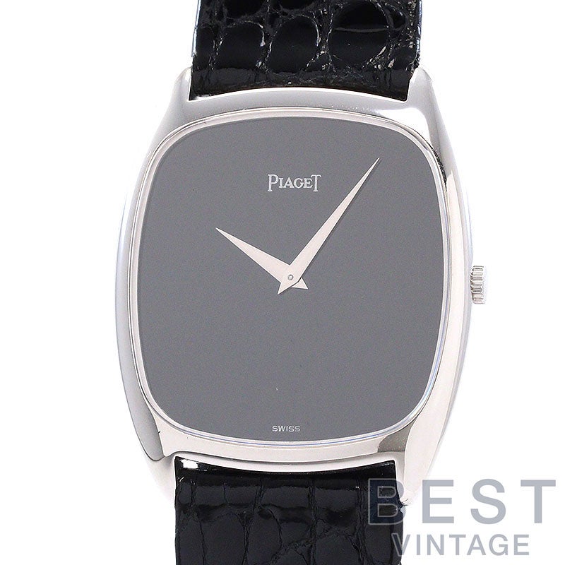【中古】PIAGET LEGENDE COUSSIN ONYX DIAL ピアジェ レジェンドクッション オニキスダイヤル 9591 (GGP98027)