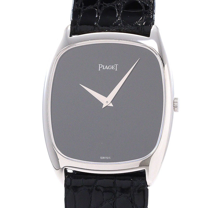 【中古】PIAGET LEGENDE COUSSIN ONYX DIAL ピアジェ レジェンドクッション オニキスダイヤル 9591 (GGP98027)