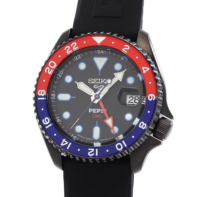 【中古】SEIKO 5 SPORT SKX SERIES PEPSI COLLABORATION LIMITED EDITION セイコー 5スポーツ SKXシリーズ ペプシ コラボレーション限定モデル SBSC023 (SSK047 / 4R34-00P0)