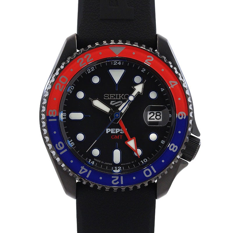【中古】SEIKO 5 SPORT SKX SERIES PEPSI COLLABORATION LIMITED EDITION セイコー 5スポーツ SKXシリーズ ペプシ コラボレーション限定モデル SBSC023 (SSK047 / 4R34-00P0)