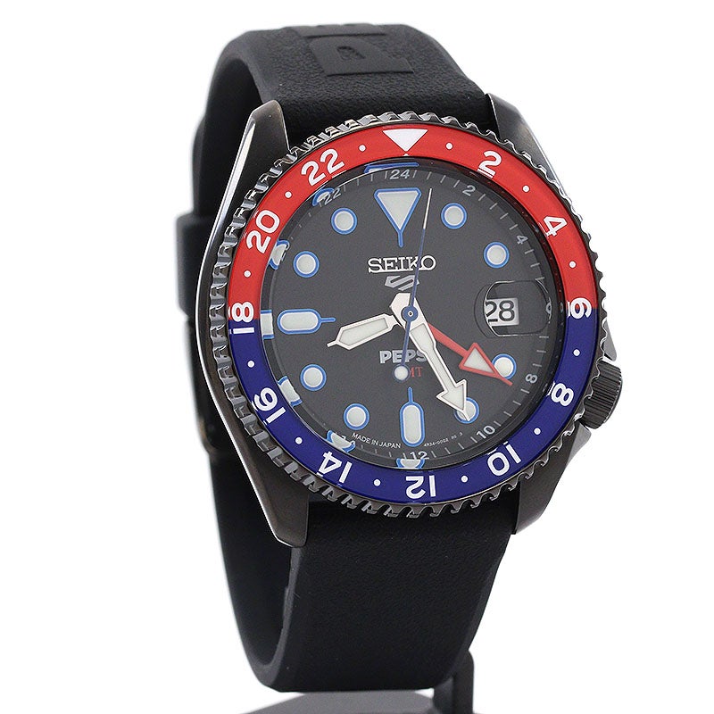 【中古】SEIKO 5 SPORT SKX SERIES PEPSI COLLABORATION LIMITED EDITION セイコー 5スポーツ SKXシリーズ ペプシ コラボレーション限定モデル SBSC023 (SSK047 / 4R34-00P0)