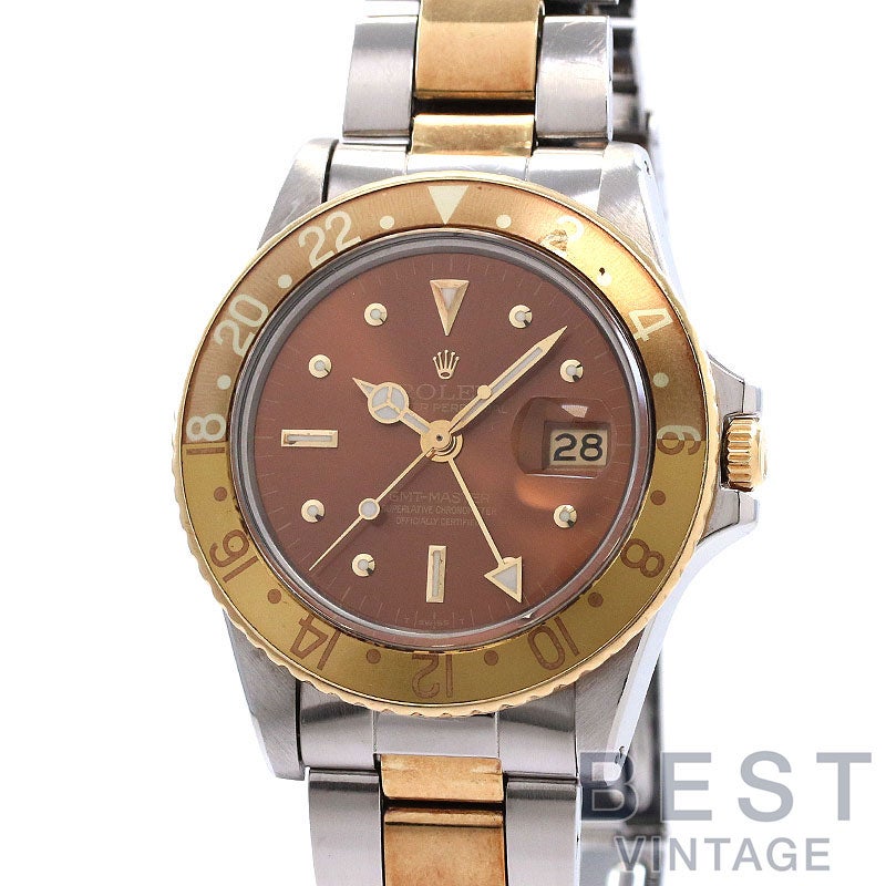 【中古】ROLEX GMT-MASTER I NIPPLE DIAL ロレックス GMTマスター I フジツボ/ニップル ダイヤル 1675/3