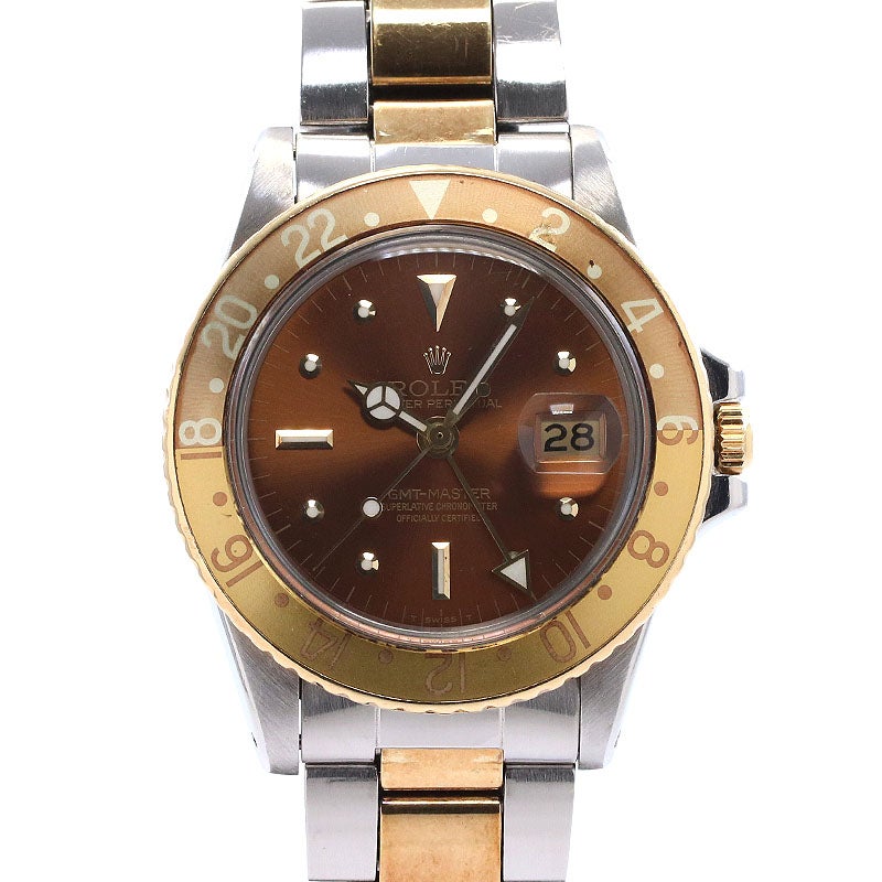 【中古】ROLEX GMT-MASTER I NIPPLE DIAL ロレックス GMTマスター I フジツボ/ニップル ダイヤル 1675/3
