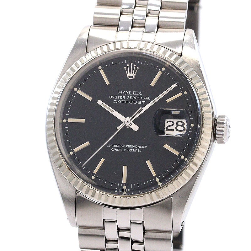 【中古】ROLEX OYSTER PERPETUAL DATEJUST 36 CONFETTI DIAL ロレックス オイスターパーペチュアル デイトジャスト 36 コンフェッティダイヤル 1601/4